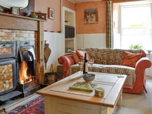 Charming living room | Larch Cottage, Kirkmichael, near Pitlochry