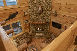 View of Great Room from Loft