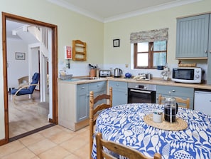 Kitchen with dining area | The Coach House, Bromeswell, Woodbridge