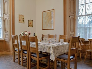 Spacious dining area within kitchen | The Factor’s House, Kilmartin Glen, near Lochgilphead