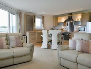 Open plan living/dining room/kitchen | Water’s Edge, Llanelli