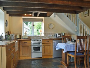 Characterful kitchen/dining area | The Pigsty Cottage, Oswestry