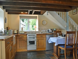 Characterful kitchen/dining area | The Pigsty Cottage, Oswestry