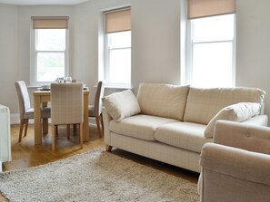 Living room/dining room | Cliff Railway Apartment, Aberystwyth