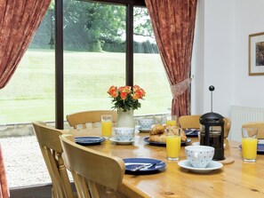 Airy dining space | Bramble Cottage, Foxcote, near Radstock