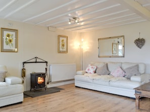 Open plan living/dining room/kitchen | The Summerhouse, Easthope, nr. Much Wenlock