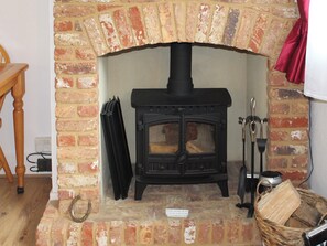 Cozy wood burner for cold winter nights  | Brookside, Shobley, near Ringwood