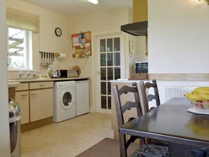 Convenient dining area | Walter’s Cottage, West Compton, near Shepton Mallet