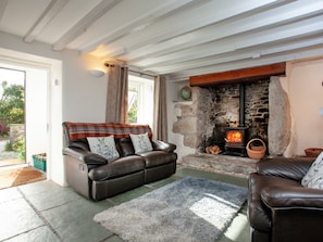 Living area | The Farmhouse, Carnmenellis, between Falmouth and St Ives