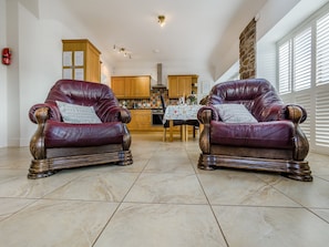 Open plan living space | The Old Stables - Emmock Farm Cottages, Tealing, near Dundee