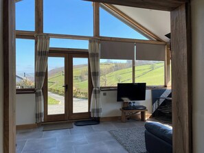 Living area | Oak View Cottage - Mill Farm Holiday Cottages, Heyope, near Knighton