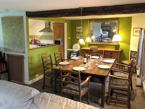 Dining area with convenient access to the kitchen | Little Knott, Blawith, near Coniston