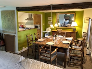 Dining area with convenient access to the kitchen | Little Knott, Blawith, near Coniston