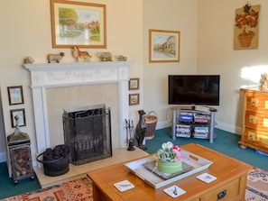 Comfortable living room with open fire | Horcum View, Lockton, near Pickering
