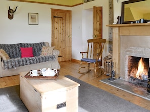 Warm and welcoming living room | Hume Orchard Steading, Hume, near Kelso