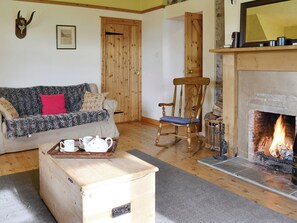 Warm and welcoming living room | Hume Orchard Steading, Hume, near Kelso