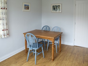 Convenient dining area within living room | Buzzards - Briarwood, Bothenhampton, near Bridport