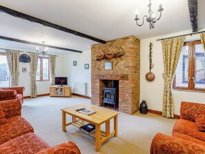 Living room | Purlin Barn - Thorpland Manor Barns, Runcton Holme