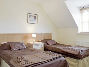 Good-sized twin bedroom | Dormers, Leiston