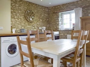 Dining area within kitchen space | South View Cottage, Dean, near Chadlington