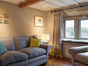 Cosy living room with wood burner | Prospect Cottage, Kettlewell