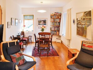 Delightful wood-floored living/dining room | The Larches, Seldom Seen near Thornthwaite