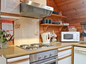 Open Plan Wood Panelled Kitchen Area | Wee Ben, Blair Atholl near Pitlochry