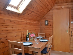 Open Plan Wood Panelled Dining Area | Wee Ben, Blair Atholl near Pitlochry