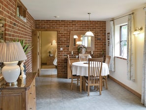 Stylish dining area | Riverside Cottage, Old Costessey