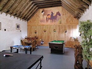Games room | Old Barn Farm Cottage - Old Barn Farm, Uplawmoor, near Paisley