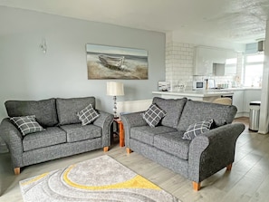 Open plan living space | Cockleshell Cottage, Haverigg, near Millom