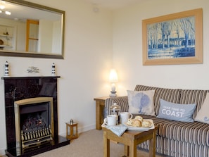 Cosy living room | Making Waves, Cellardyke near Anstruther