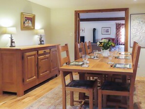 Stylish dining room with wooden floor | The Garth - Blakebeck Farm, Mungrisdale, near Threlkeld