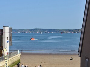 View from livingroom window | Sea Blue Cottage, Scarborough