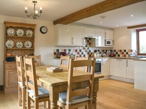 Large, beamed, open-plan living/dining room and kitchen area | Cowleaze - Bailey Ridge Farm Cottages, Leigh, near Sherborne