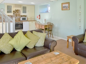Delightful open plan living space | Aidan Cottage, Craster, near Alnwick