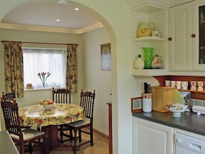 Looking in to dining area from kitchen | Lace Cottage, Ashbourne