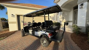 Casa Del Sol | Included 6 Seater Street Legal Golf Cart | Gulf Tide Vacations