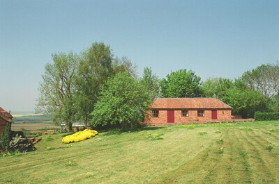 Abgeschiedenes Hilltop Cottage für zwei Personen mit herrlichem Blick über Lincoln Cliff Edge