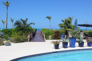 Boardwalk to Grace Bay Beach