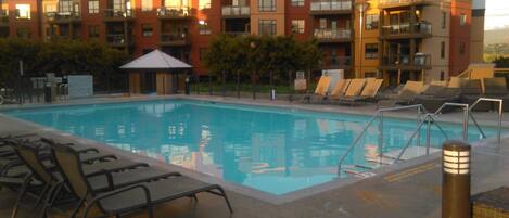 Pool Deck at Twighlight