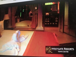 The master retreat with Roman Jacuzzi!