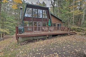 Exterior | Private Deck w/ Gas Grill