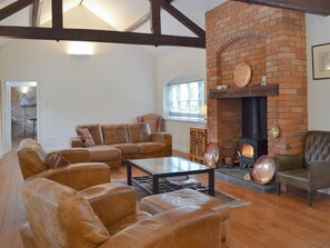 Large, comfortable living room | The Old Stables, Standon