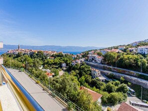 Blick vom Balkon