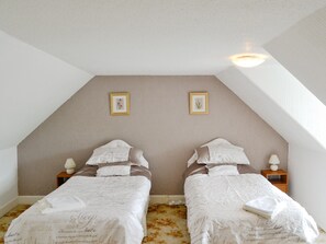 Twin bedroom | Kilpatrick Farm House, Pinmore, nr. Girvan