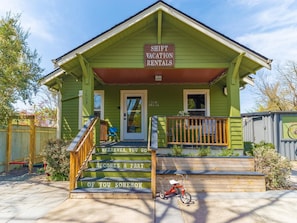 Front Break, is a fully restored 1920's bungalow, that is super inviting!