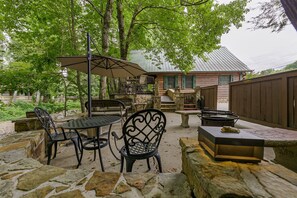 Lower Patio with Fire Pit