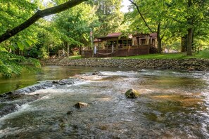 View from across the river