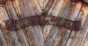 We have this sign above our barn, when you can see it as you pull in! 